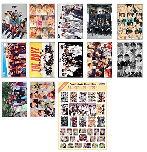 【中古】【未使用・未開封品】IDOLPARK K-POP Group 2019 ポスター12枚+ステッカー1枚セット(オールA3サイズ)