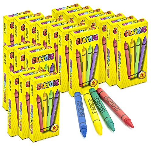 【中古】【未使用・未開封品】Srenta クレヨン144個 小 クレヨンパック ミニボックス 大容量 授業用 学校用品 パーティー記念品 教師用品 非毒性 小さなクレヨンパック 1パッ