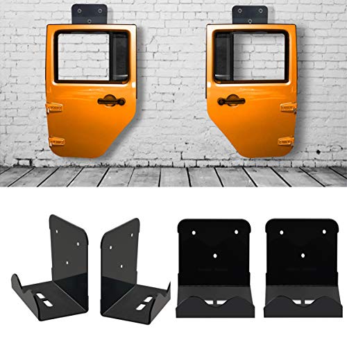 【中古】【未使用・未開封品】Bentolin Fit ジープ ラングラー ドアハンガーブラケット ドアストレージハンガー CJ YJ TJ LJ JK JKUとJLに適合 4PCS BEN-00604