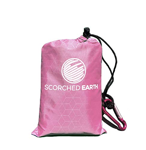 【中古】【未当て嵌める・未開封品】ScorchedEarth 衣嚢毛布 砂浜 アウトドア 旅する 難民キャンプ 山歩き ピクニック引っ敷き お祭り 運動競技 雨合羽 砂押しとどめる コン