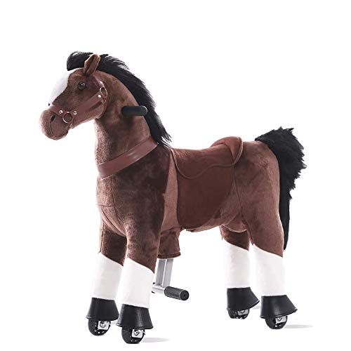 【中古】【未使用・未開封品】Gidygo ライドオンホースおもちゃ キッズポニーライダー馬 幼児用馬 おもちゃ 子供 ウォーキング馬 3～12歳または最大110ポンド S: 3-6 years olその他