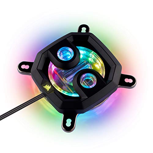 【中古】【未当て嵌める・未開封品】Corsair Hydro X続きもの XC7 RGB 中央処理装置お水立ちはだかる 個別に所在地任ずる能力のあるなRGB LED16個 ソフトウエア相応う 1200/AM4