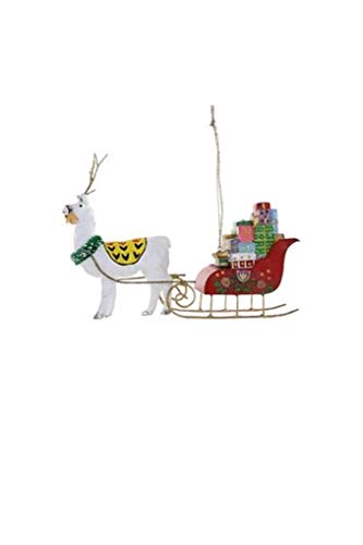 【中古】【未使用・未開封品】Cody Foster FA La La Llama サンタそり クリスマスオーナメント