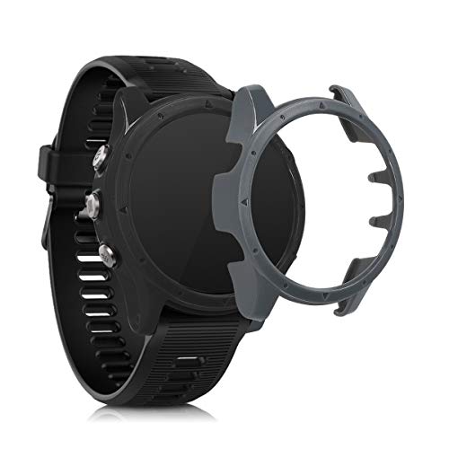 【中古】【未当て嵌める・未開封品】kwmobile 2x 入れもの 相応う: Garmin ForeAthlete 935 / 945 - かっこ良い スポーツウォッチ 液晶 防御すること入れもの - トラッカーなし