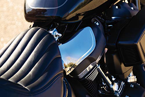 【中古】【未使用・未開封品】Kuryakyn 5789 オートバイアクセサリー ヒートディフレクター サドルシールド 2018-19 ハーレーダビッドソン ソフテイル オートバイ用 反射スモ