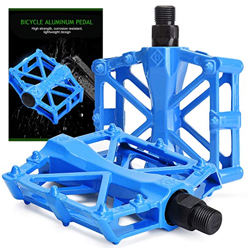 【中古】【未使用・未開封品】TOBWOLF 自転車ペダル 軽量 滑り止め ブルー|AJIMURA-SHOP