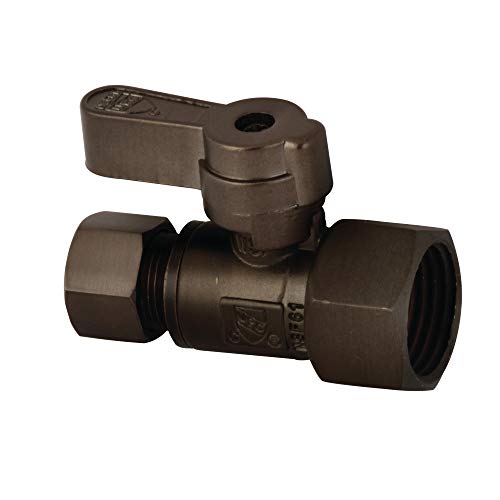 【中古】【未使用・未開封品】Kingston Brass KF4315ORB 1/2 Fip X 3/8 OD Comp ストレートストップバルブ オイル磨きブロンズ