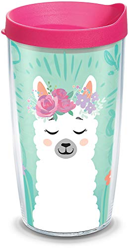 【中古】【未使用・未開封品】Tervis Llama Flora 断熱タンブラー ラップとフクシア旅行蓋 16オンス クリア 13,479円