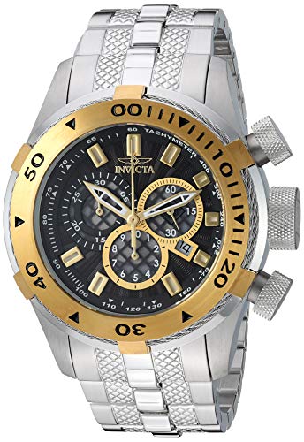 【中古】【未当てはめる・未開封品】Invicta Men\u0027s Bolt Steel Bracelet \u0026 Case Swiss Quartz Blue Dial Analog Watch 29743