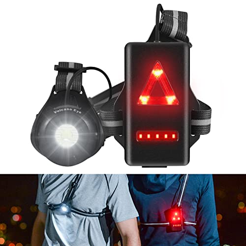 【中古】【未使用・未開封品】Volcano Eye アウトドアLEDナイトチェスト ランニングライトベスト ランナー ジョガー サイクリスト 調節可能なランナー 安全ギア ジョギング サ