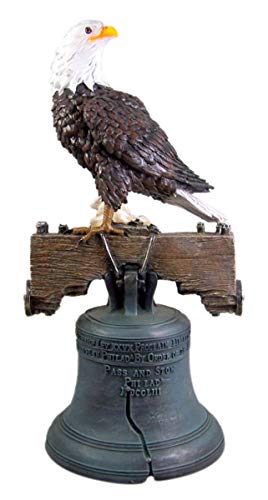 【中古】【未当て嵌める・未開封品】DWK Let Freedom Ring ハクトイーグル フィリデルフィア 親しさの呼びりん 像 19in