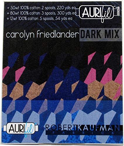 【中古】【未使用・未開封品】Carolyn Friedlander ダークミックス オーリフィル スレッドキット 10 ミックスウエイト スモールスプール CFDM10
