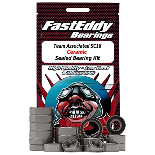 【中古】【未使用・未開封品】FastEddy Bearings Team Associated SC18 セラミックシールベアリングキット
