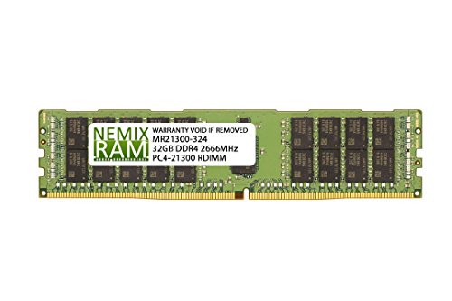 【中古】【未使用・未開封品】NEMIX RAM 32GB DDR4-2666 2Rx4 RDIMM Intel S2600KPF用｜AJIMURA-SHOP