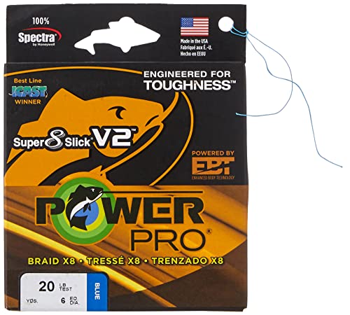 【中古】【未使用・未開封品】(300yd 9.1kg, Marine Blue) - PowerPro Super Slick V2 Braided Line