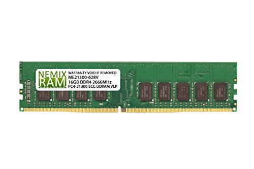 【中古】【未使用・未開封品】NEMIX RAM 16GB DDR4-2666 2Rx8 VLP ECC UDIMM インテルS1200SPO用|AJIMURA-SHOP