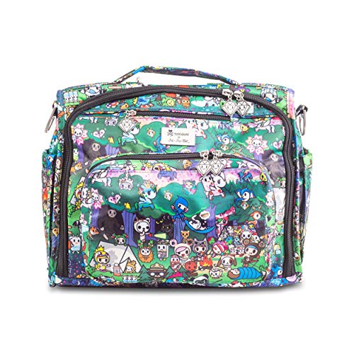 【中古】【未当て嵌める・未開封品】JuJuBe BFF コンバーチブルユニ御襁褓うしろ側容器に並べる、低手向かい原料品取り替えっこパッド付き添い人伝達人御徒面子、今めかしいなはりつけ台上半身御襁褓御徒面子 旅する用,