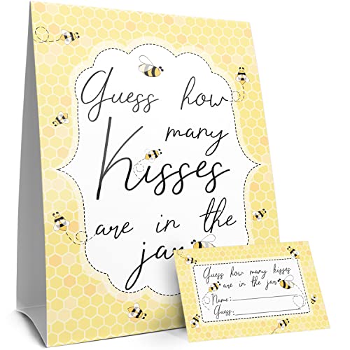 【中古】【未使用・未開封品】How Many Kisses Bumble Bee パーティーゲーム - スタンディングサインと30枚のゲスカード。 11,248円