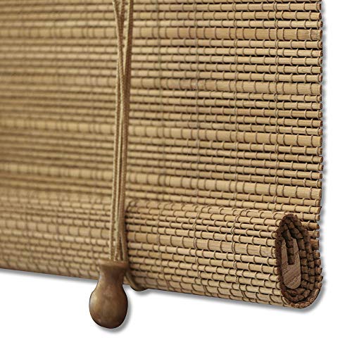【中古】【未使用・未開封品】ZY Blinds 竹製窓用ブラインド ライトフィルタリング ロールアップブラインド バランス付き 41\