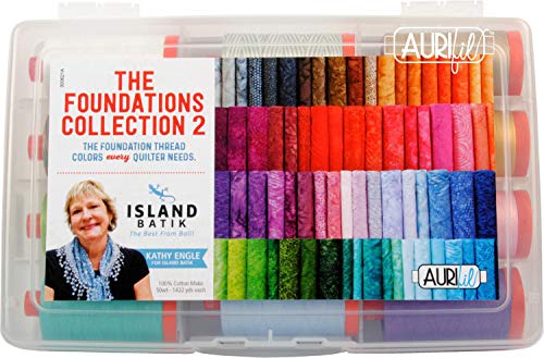 【中古】【未使用・未開封品】Kathy Engle The Foundations 2 Aurifil スレッドキット ラージスプール12個 重量50個 KE50BF212