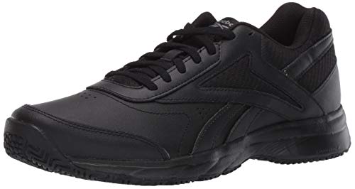 【中古】【未当て嵌める・未開封品】Reebok レディース Work N Cushion 4.0 ウォーキングシューズ US 大きさ: 7 色つや: 黒いこと