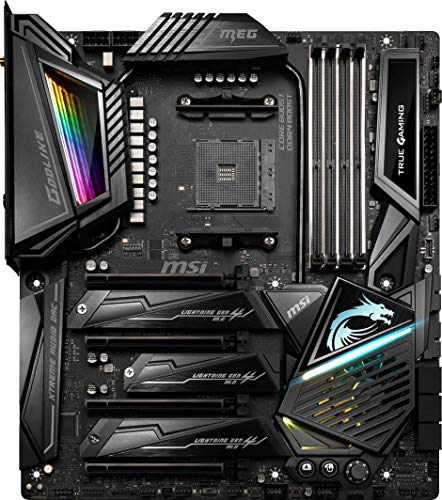 【中古】【未当て嵌める・未開封品】MSI MEG X570 GODLIKE 母ちゃんゲーム盤 (AMD AM4 PCIe 4.0 DDR4 SATA 6Gb/s Triple M.2 USB 3.2 AX Wi-Fi 6 10G Super ローカルエリアネットワーク 取りひろげるATX)