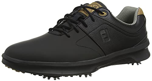 【中古】【未使用・未開封品】FootJoy メンズ Contourシリーズ ゴルフシューズ US サイズ: 9.5 カラー: ブラック