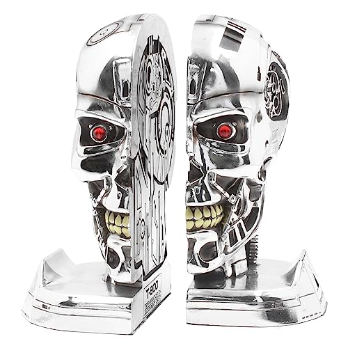 【中古】【未使用・未開封品】Terminator 2 Bookends 18.5cm Figurine, Resin, Silver画像