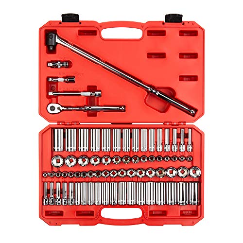 【中古】【未使用・未開封品】TEKTON 3/8 Inch Drive 6-Point Socket & Ratchet Set, 74-Piece (1/4-1 inch, 6-24 mm) | SKT15311 141［並行輸入］｜AJIMURA-SHOP
