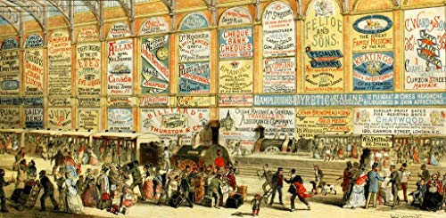 【中古】【未使用・未開封品】Nautilus Puzzles 木製ジグソーパズル 1874年の鉄道駅 (519ピース)