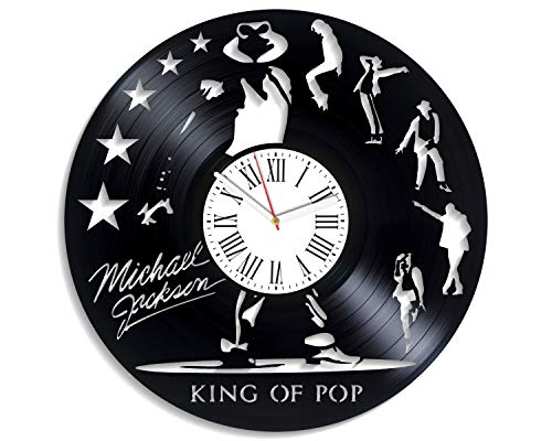 【中古】【未当て嵌める・未開封品】Kovides King of Pop 飾りつけ時辰儀 気違いへの生まれ落ちる日差し上げ物 Mジャクソン美術飾りつけ時辰儀 今めかしいポップス ヴィンテージビニールレコ