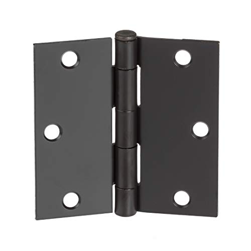 【中古】【未使用・未開封品】ドアヒンジ - 3.5×3.5インチ 内部ヒンジ 半径5/8または1/4インチのコーナーのドア用 Square 3.5" with 5/8" Radius IL-DH35-SQ-B18|AJIMURA-SHOP