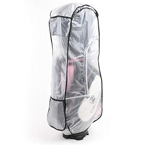 【中古】【未当て嵌める・未開封品】Cheng Yi Golf Bag Rain Cover,Waterproof PVC Clear Rain Cover for Golf Bag,Golf Bag Rain Protection Cover with Hood for Golf Push Carts.