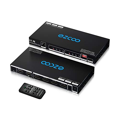 【中古】【未当て嵌める・未開封品】HDMI Matrix 4 インチ 2 Out 4K 60サイクル 4:4:4 HDR Dolby Vision SPDIF 5.1CH Breakout - マイコン Console 16 EDID, Dolby Vision Dolby Atmos Sync, HDMI Sc