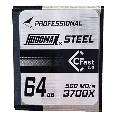 【中古】【未当て嵌める・未開封品】Hoodman Steel CFast 2.0 64GB 3700X 560MB/s記憶装置歌留多