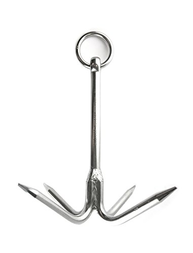 【中古】【未使用・未開封品】ステンレススチール 316フックアンカー 12.5インチ(315mm) マリングレード グラップリングフック