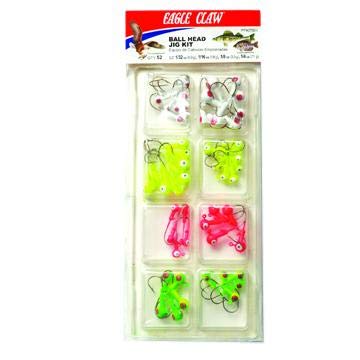 【中古】【未使用・未開封品】Eagle Claw ボールヘッドジグヘッド 詰め合わせ
