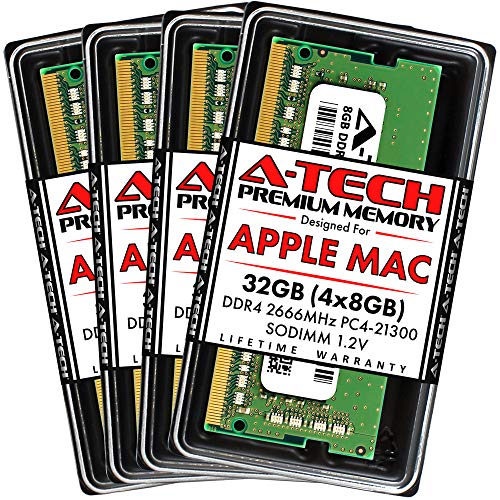 【中古】【未当て嵌める・未開封品】A-Tech 32GB 一揃いの道具 (4x8GB) DDR4 2666MHz ランダムアクセス記憶装置 Apple 2019 \u0026 2020 iMac 27in Retina 5K (iMac19,1 iMac20,1 iMac20,2) | パソコン4-21300 SO-DIMM