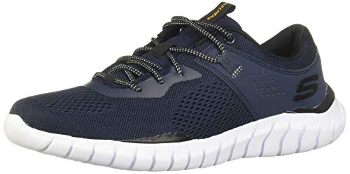 【中古】【未当て嵌める・未開封品】Skechers メンズ 検査と修理 靴 大きさ:, 米国海軍/黒いこと, 9