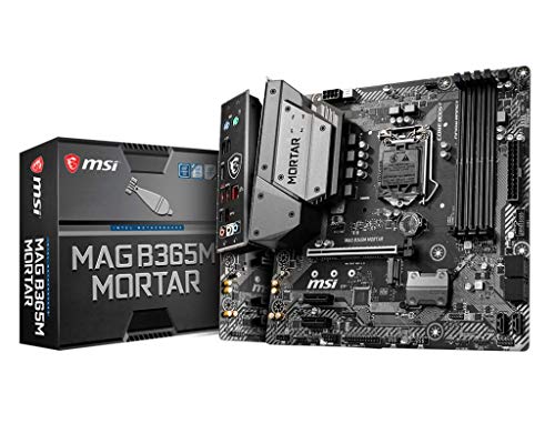 【中古】【未当て嵌める・未開封品】MSI MAG Mortar Intel B365 LGA 1151 Micro ATX DDR4-SDRAM 母ちゃんゲーム盤