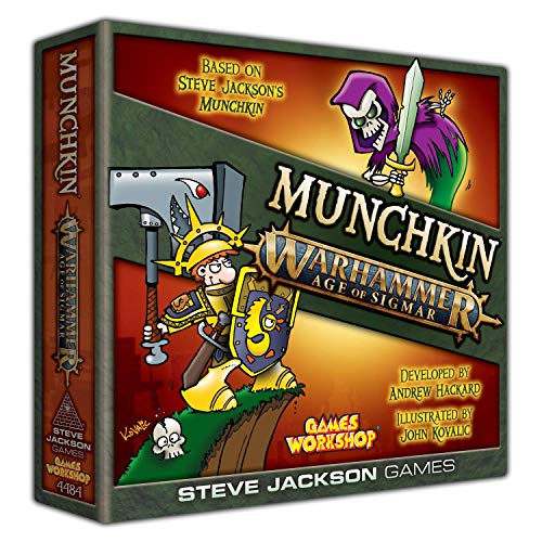【中古】【未使用・未開封品】Steve Jackson Games Munchkin Warhammer Age of Sigmar、マルチカラー|AJIMURA-SHOP