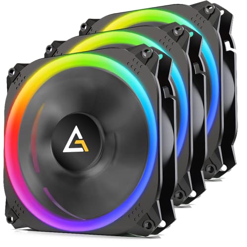 【中古】【未当て嵌める・未開封品】Antec Spark 120粍 RGB LED入れもの気違い 放熱器 3個容器に並べる