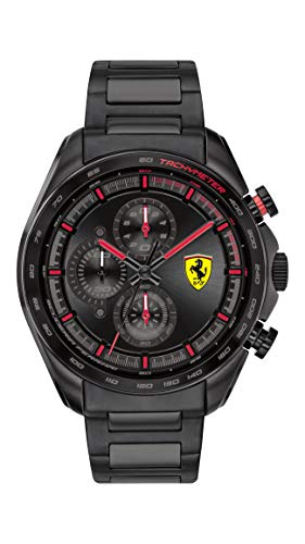 【中古】【未使用・未開封品】0830654 Ferrari Speedracer Chronograph ブラック 男性 アナログ ビジネス クォーツ 海外出荷 Ferrari