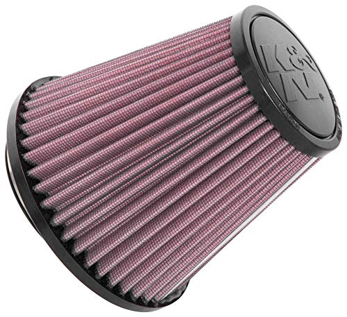 【中古】【未使用・未開封品】K&N ユニバーサルクランプオンエアインテークフィルター:高性能、プレミアム、交換用フィルター:フランジ直径:3.25インチ、フィルター高さ:5.437