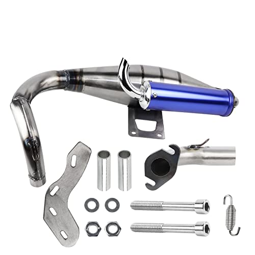 【中古】【未使用・未開封品】FLYPIG エキゾースト拡張チャンバー排気システムマフラーパイプ Dio Elite SYM 50(Dio SA50 SR50 SK50 SYM DD50 Arnada 50 Dio 50 DD50 Jolie 50|AJIMURA-SHOP