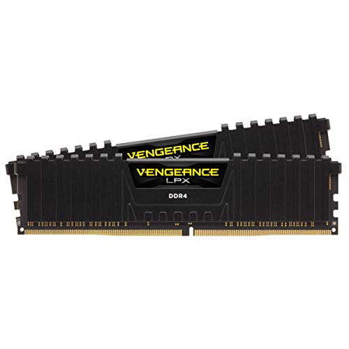 【中古】【未当て嵌める・未開封品】CORSAIR DDR4-2666MHz 事務机とっ始めパソコン用 記憶装置 VENGEANCE LPX 続きもの 64GB [32GB×2枚] CMK64GX4M2A2666C16