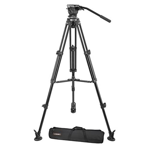 【中古】【未当て嵌める・未開封品】Ikan E-Image プロフェッショナルコンパクトビデオ三脚 流動体頭顱75粍どんぶり鉢 耐荷重8.8重量ポンド