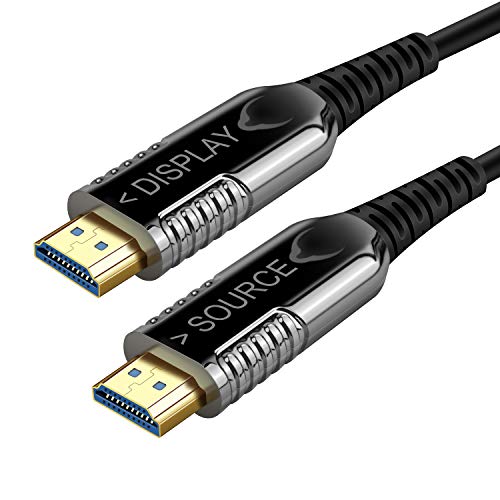 【中古】【未使用・未開封品】Mayfan 4K 光ファイバーHDMI 2.0ケーブル 16フィート 高速 18Gbs 60Hz 4:4 HDMI AOC光ファイバー HDMIコード 下向き 2K/1080P/1080I/720P/48P 3D