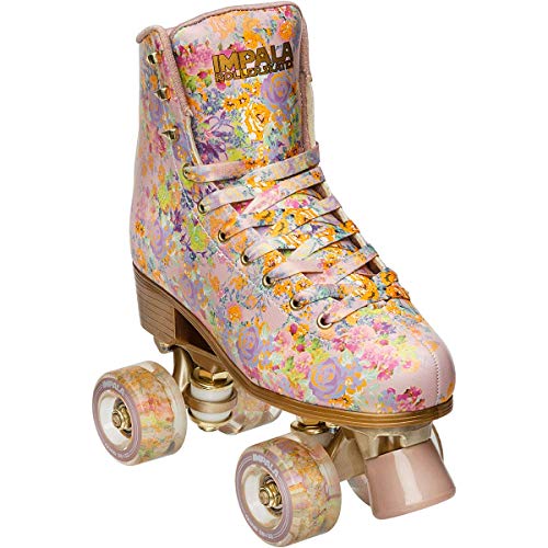 【中古】【未使用・未開封品】Impala Rollerskates ガールズ インパラ クアッドスケート(ビッグキッズ/大人)シンシア ローリー フローラル 8 (US メンズ 6、レディース 8) M|AJIMURA-SHOP