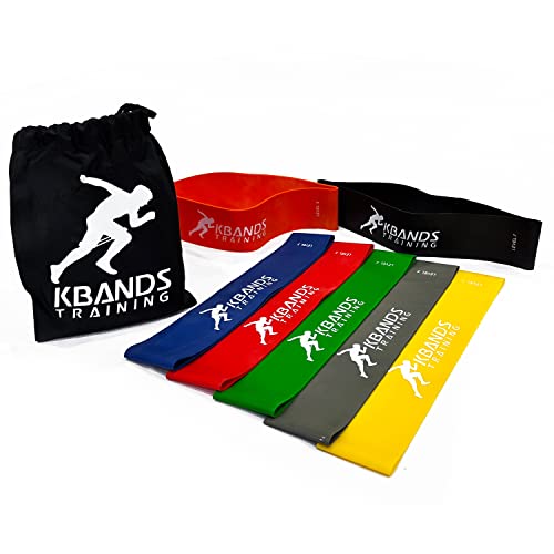 【中古】【未当てはめる・未開封品】Kbands インフィニティ 天然ゴム製繰り返し ミニダンス楽隊 (7気泡管水準器の足関節と太股エクササイズバンド) 速力度と素早しこい性、ピラティス、瑜伽、筋力御盆